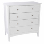 Core White Como 4 drawer chest-0