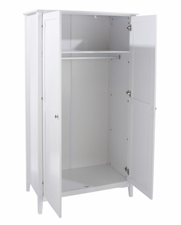 Core White Como 2 door wardrobe-36265