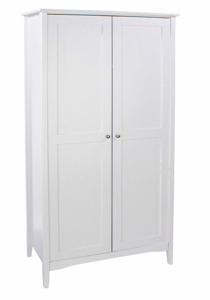 Core White Como 2 door wardrobe-0
