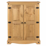 Core Corona 2 door cupboard unit solid pine-36012