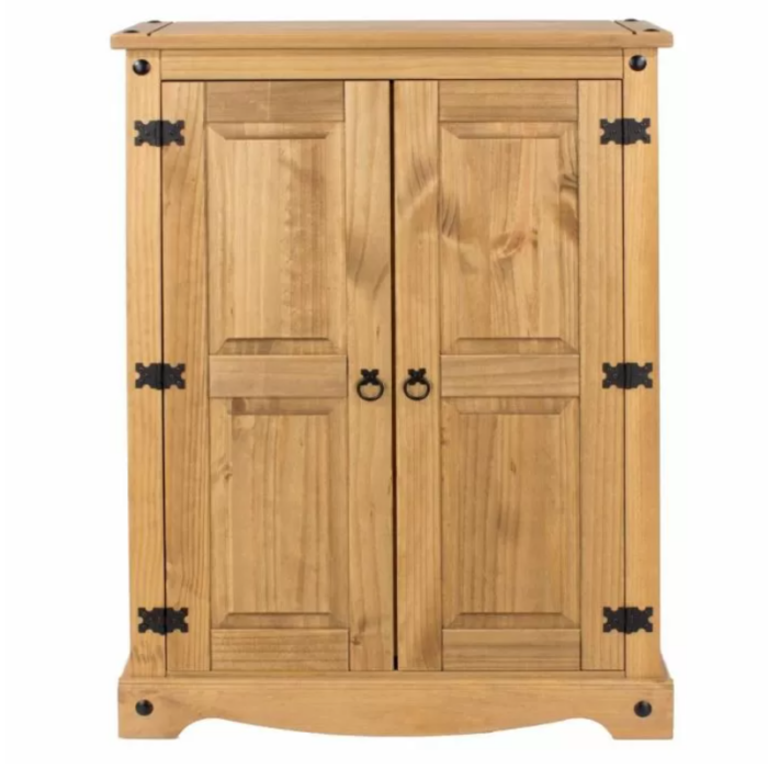 Core Corona 2 door cupboard unit solid pine-36012
