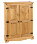 Core Corona 2 door cupboard unit solid pine-0