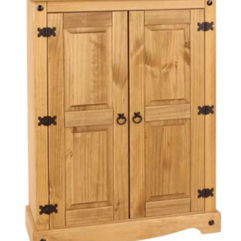 Core Corona 2 door cupboard unit solid pine-0