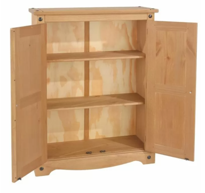Core Corona 2 door cupboard unit solid pine-36009