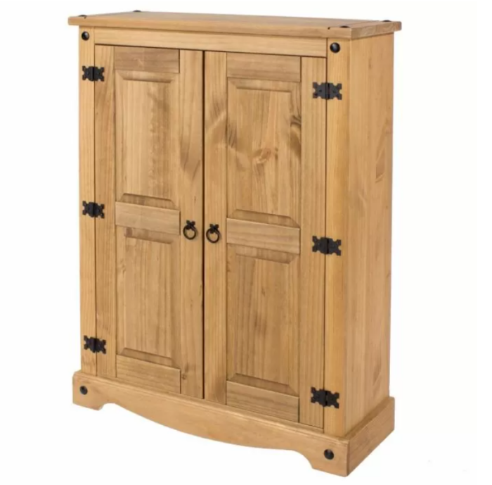 Core Corona 2 door cupboard unit solid pine-36011