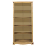 Core Corona tall bookcase solid pine-36013
