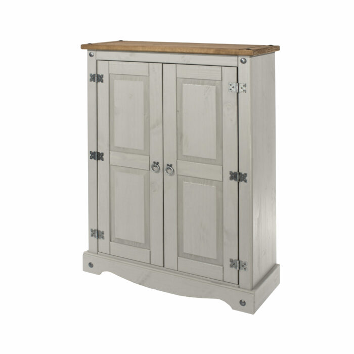 Core Grey Corona 2 door cupboard unit-36036