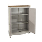 Core Grey Corona 2 door cupboard unit-36035