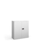 BIG DEALS dams 2 Door Steel Locking Cupboard - 2 Heights-32019