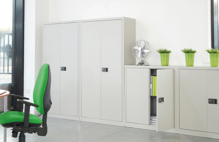 BIG DEALS dams 2 Door Steel Locking Cupboard - 2 Heights-32020