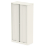 BIG DEALS Dynamic Qube by Bisley Tambour Cupboard (2 Sizes) - White or Goose Grey-32696