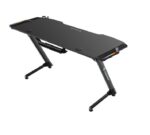 ThunderX3 ED5 Hex Gaming Desk - Carbon effect with RGB Lights-33065
