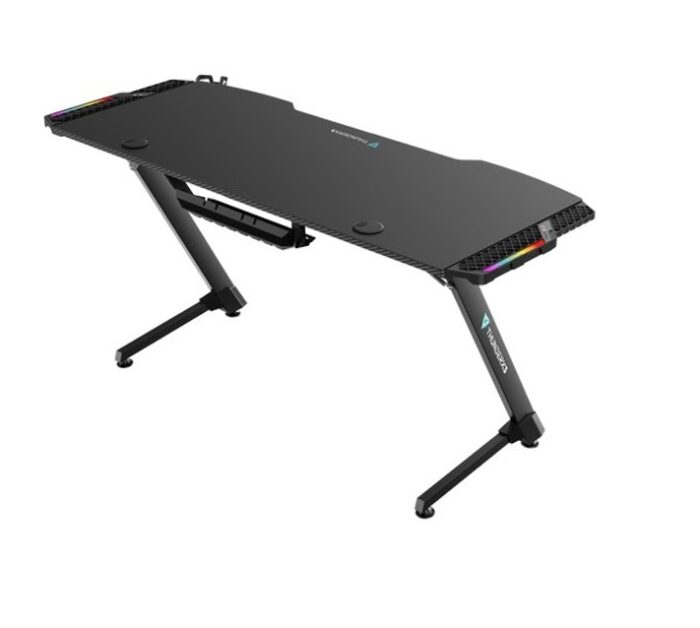 ThunderX3 ED5 Hex Gaming Desk - Carbon effect with RGB Lights-33065