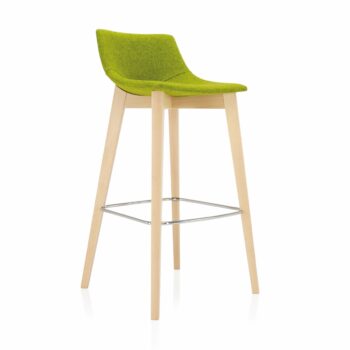 Elite Escape Wood Stool with Wooden Frame-0