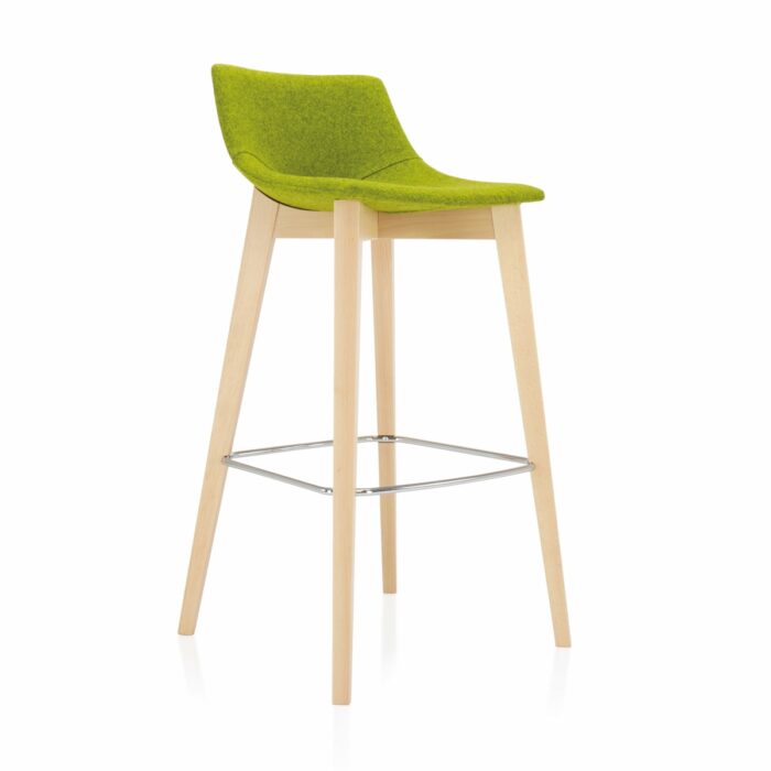 Elite Escape Wood Stool with Wooden Frame-0