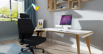 BIG DEALS Dynamic Domino Chair - Black - Leather or Fabric Finish-32493