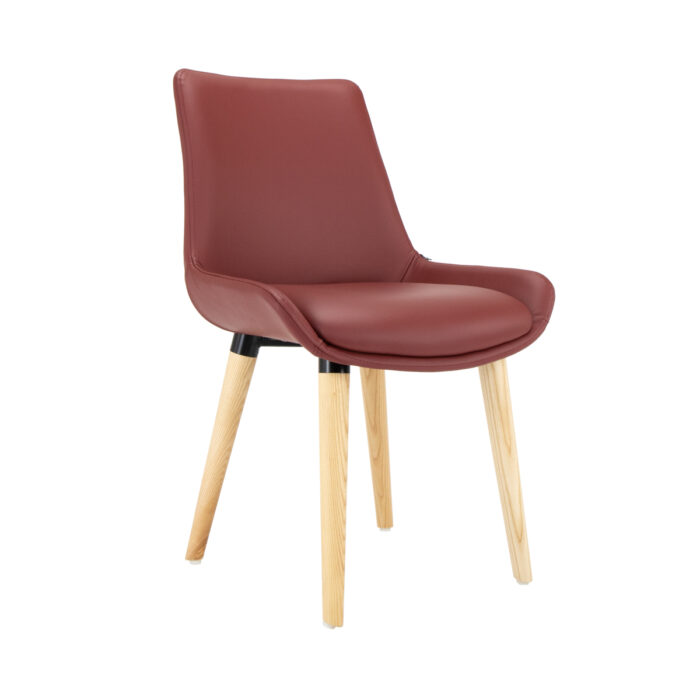Elite Multi-Purpose Seating Hampton Fully Upholstered Wooden 4 Legged Chair-0