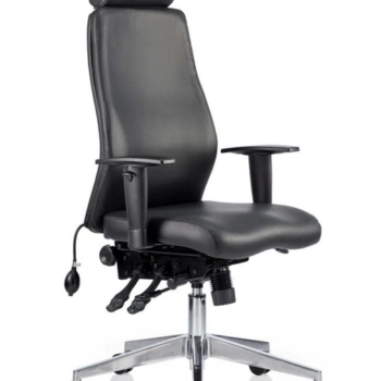 BIG DEALS Dynamic Onyx Ergo Posture Chair - Black - Optional Headrest-0