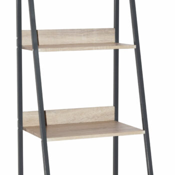 Core Loft "A" frame shelf unit, oak effect top and grey-0