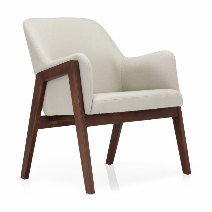 Elite Lusso Lounge Chair with Wooden Frame-0