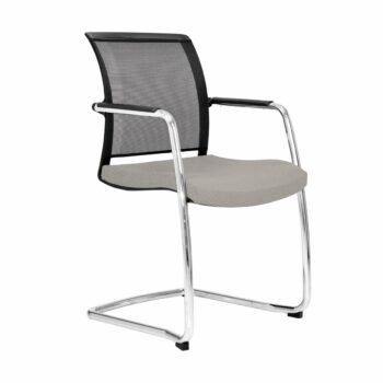 Elite Moda Mesh Back Meeting Cantilever Chair-0