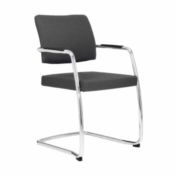 Elite Moda Fully Upholstered Open Back Cantilever Chair-0