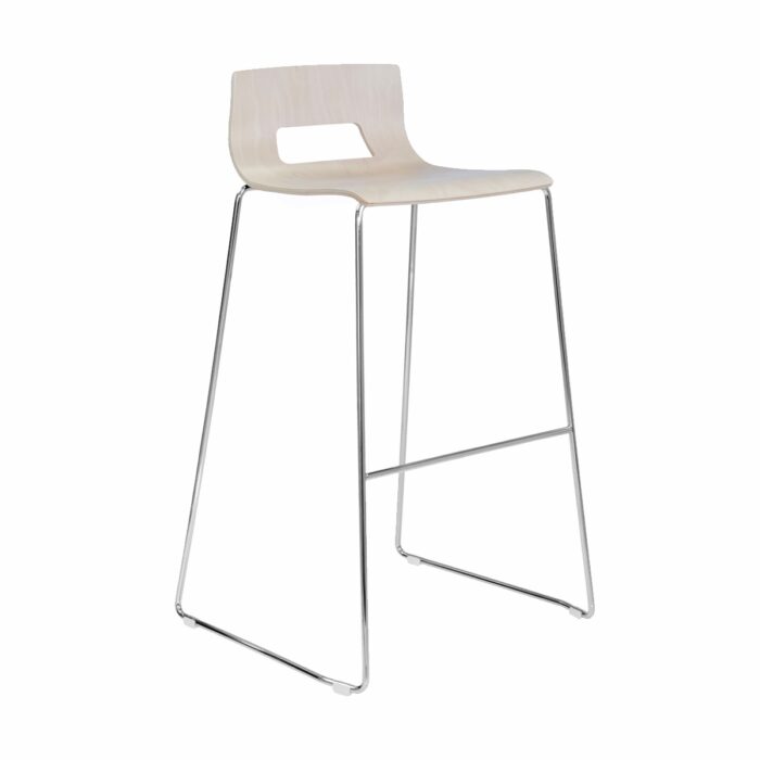 Elite Multiply Sled Base Open Back Stool-0