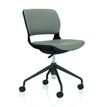 Elite Ace Agile Seating 4 Star Swivel Base Chair with Black Shell-0