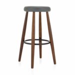 Elite Perch Stool with Wooden Frame-0