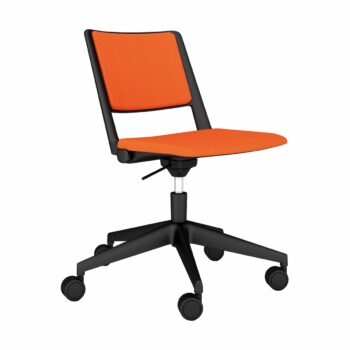 Elite Multi-Purpose Seating Salto Swivel Chair with Upholstered Seat & Upholstered Back-0