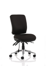 BIG DEALS Dynamic Chiro Medium Back Operator Chair - Black or Blue - (With or Without Arms)-0