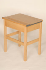 Traditional Wooden Storage Locker Desk - Single-33814