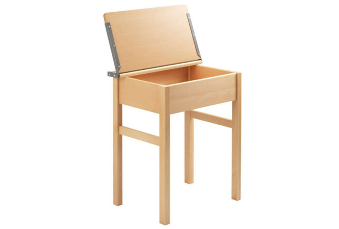 Traditional Wooden Storage Locker Desk - Single-33813