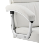 BIG DEALS Dynamic Desire Executive Chair - Medium or High Back - White Leather-32586