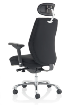BIG DEALS Dynamic Domino Chair - Black - Leather or Fabric Finish-32480