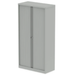 BIG DEALS Dynamic Qube by Bisley Tambour Cupboard (2 Sizes) - White or Goose Grey-32697