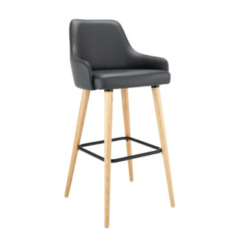 Elite Vegas Stool with Wooden Frame-0