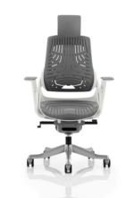 BIG DEALS Dynamic Zure Executive Chair - Black or White Seat, White Shell-32579