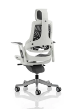 BIG DEALS Dynamic Zure Executive Chair - Black or White Seat, White Shell-32581