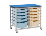 Metalliform Double twelve tray rack-0