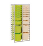 Metalliform Double thirty six tray rack-0