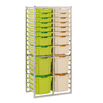 Metalliform Double thirty six tray rack-0
