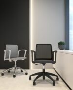 Elite Leola Mesh Back Swivel Chair with Polypropylene Shell-36413