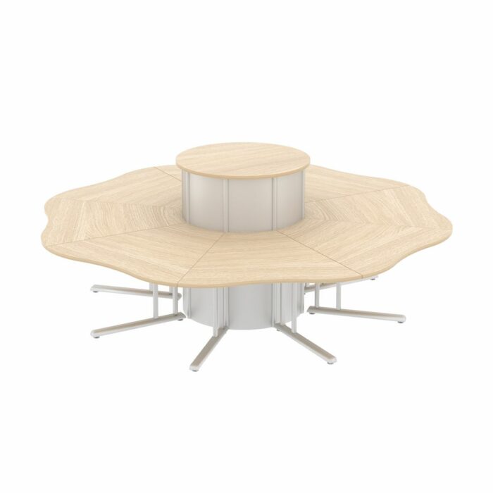 Elite 8 Person Circular Call Centre - 10 Colour Options-0