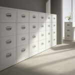BIG DEALS DAMS Steel 4 drawer contract filing cabinet 1320mm high - light grey-38182