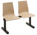 Create BM91: Elwood Beam Seating, 2,3,4 or 5 Seat options - Wooden Seat-0