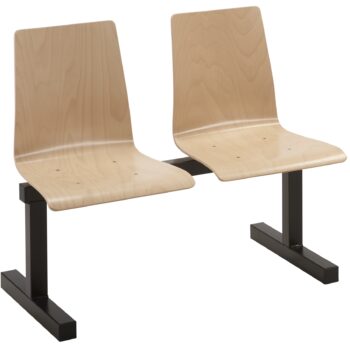 Create BM91: Elwood Beam Seating, 2,3,4 or 5 Seat options - Wooden Seat-0