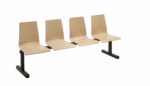 Create BM91: Elwood Beam Seating, 2,3,4 or 5 Seat options - Wooden Seat-36868