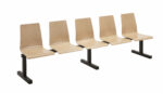 Create BM91: Elwood Beam Seating, 2,3,4 or 5 Seat options - Wooden Seat-36867