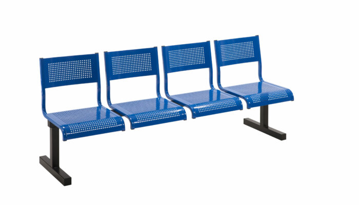 Create BM93: Barrett Beam Seating - 2,3,4 & 5 options - Metal Seats-36901